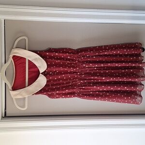 Japanese Vintage Polka Dot Dress with Peter Pan Collar